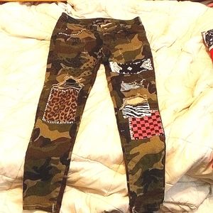Amiri jeans camo